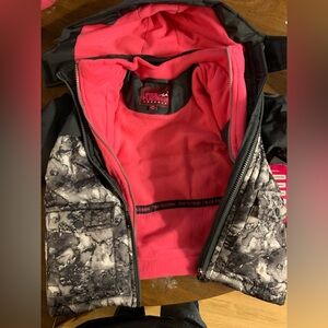 Girls Size 5/6 Pink Platinum Winter Jacket Coat NWT